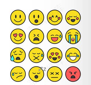 圆形表情设计