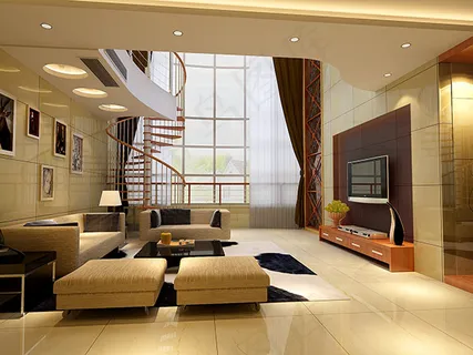 别墅客厅模型