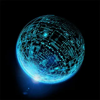 蓝色科技地球,背景元素 蓝色科技地球,背景元素