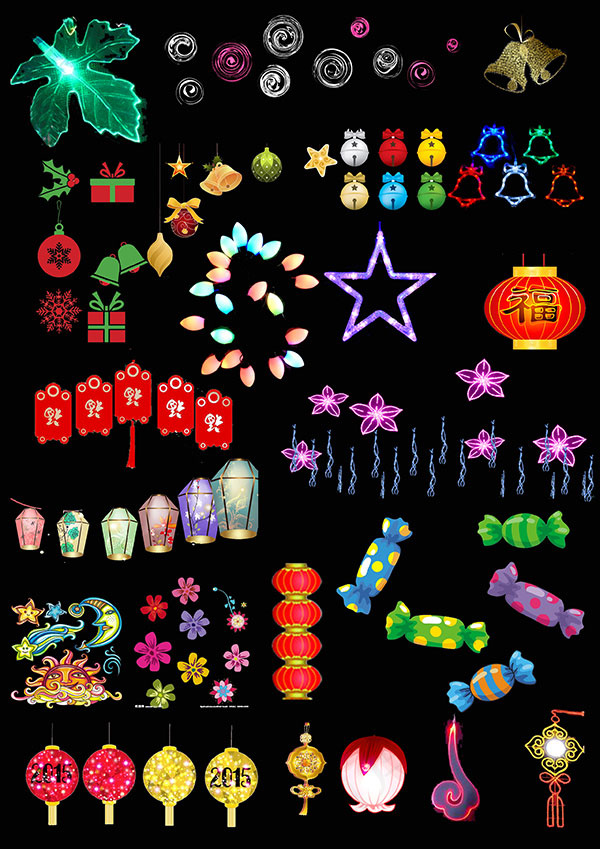 彩灯挂件集合
