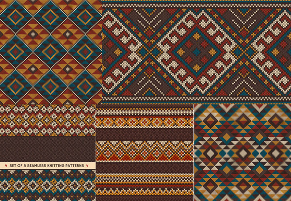 针织图案底纹背景