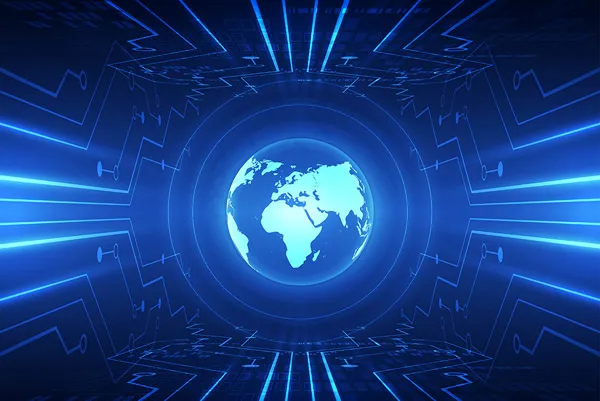 地球科技背景eps,ai矢量模版下载