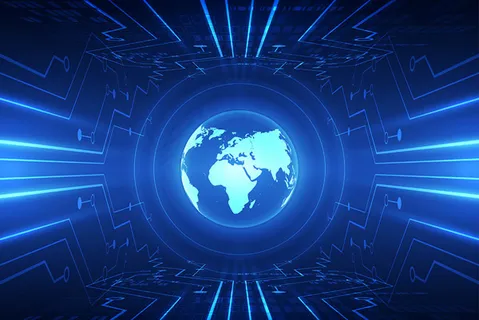 地球科技背景
