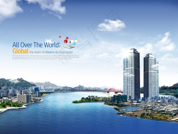 海滨城市风景