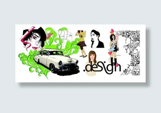 潮流人物与涂鸦