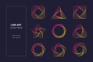 线条几何图形标志