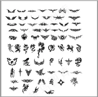 黑白图腾集锦