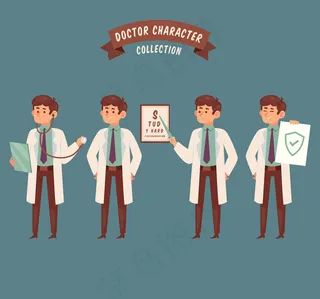 创意微笑男医生