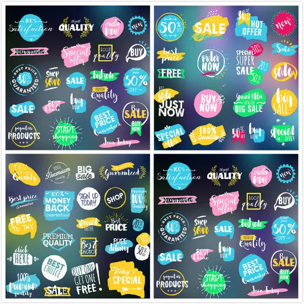 手绘商业图标,免抠元素eps,ai矢量模版下载