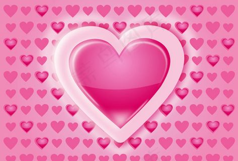 爱心无缝背景