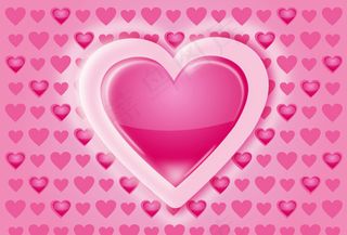 爱心无缝背景