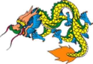 矢量彩色龙纹_29