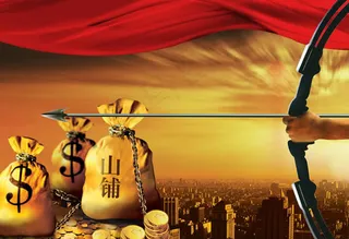 财富金融商务,背景元素