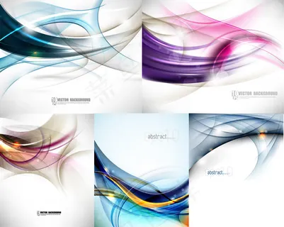 动感流线背景,背景元素