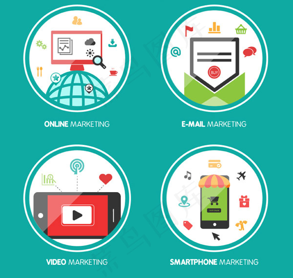 电子商务标签,免抠元素,背景元素