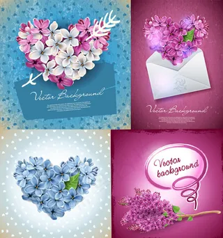 创意花朵情人节