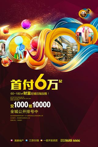 房地产促销海报