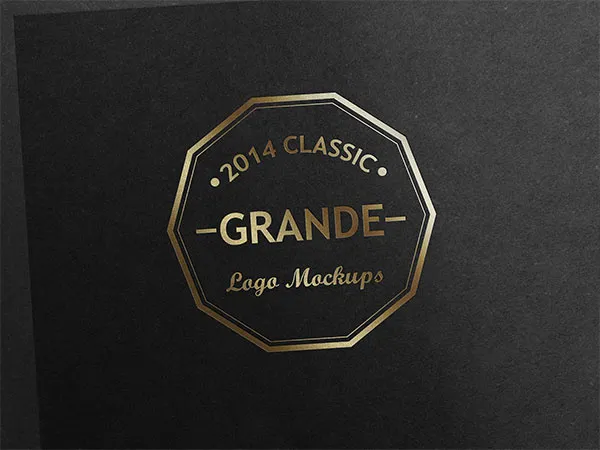 烫金LOGO样机(2000X1500(DPI:72))psd模版下载