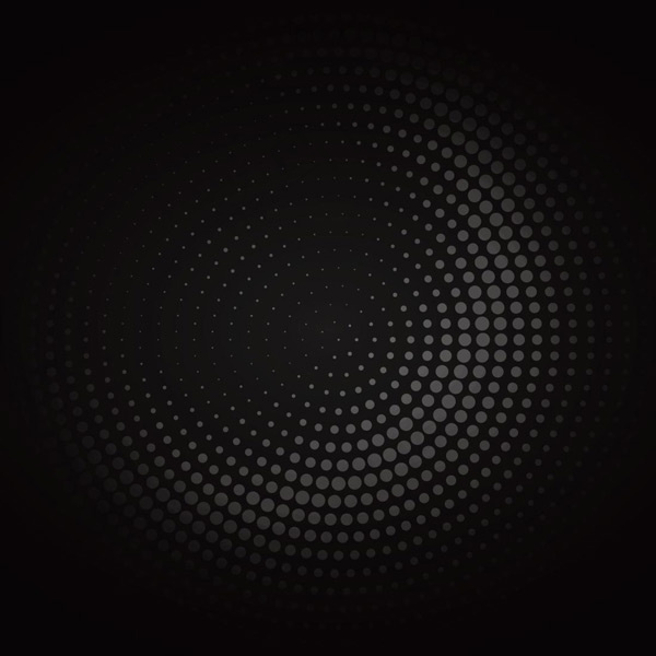 圆形半色调背景