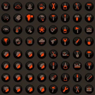 人物工具等图标