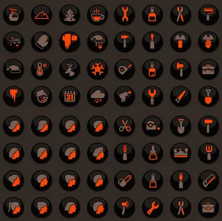 人物工具等图标