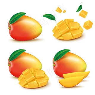 美味的芒果矢量