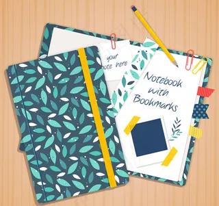 树叶封面记事本