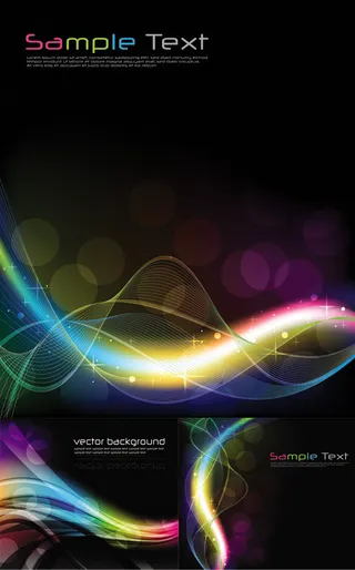 光晕科技背景,背景元素