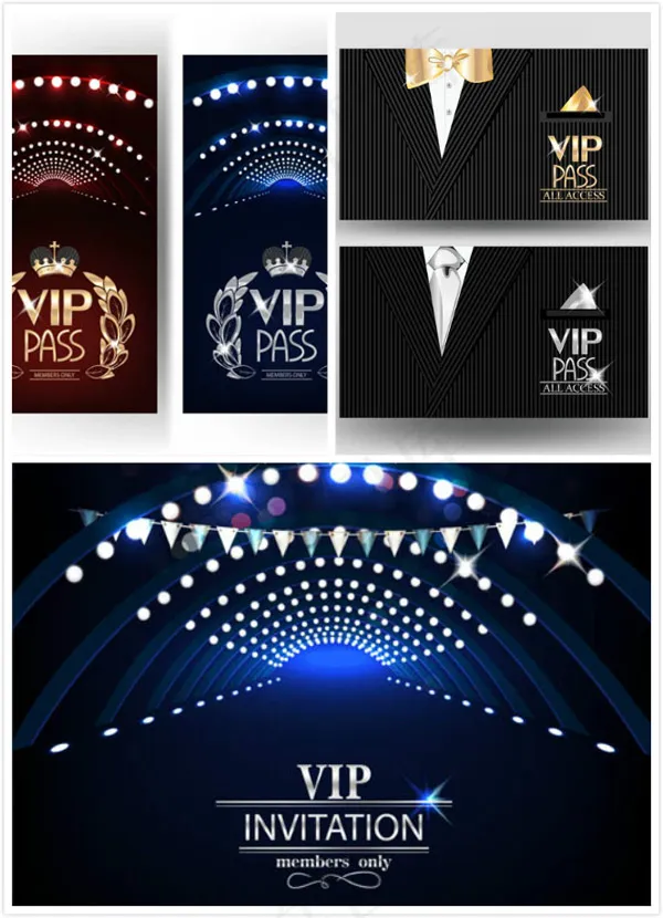 尊贵VIP会员卡eps,ai矢量模版下载