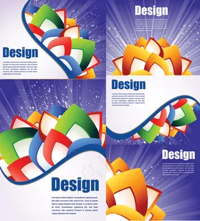 华丽的广告传单