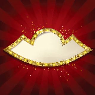 放射状闪耀边框