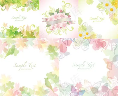 春季炫彩花纹 春季炫彩花纹