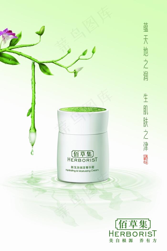 佰草集化妆品ai矢量模版下载