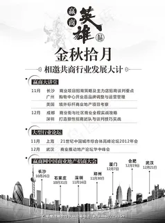 行业发展会议海报