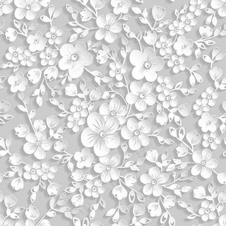 纸质花枝无缝背景