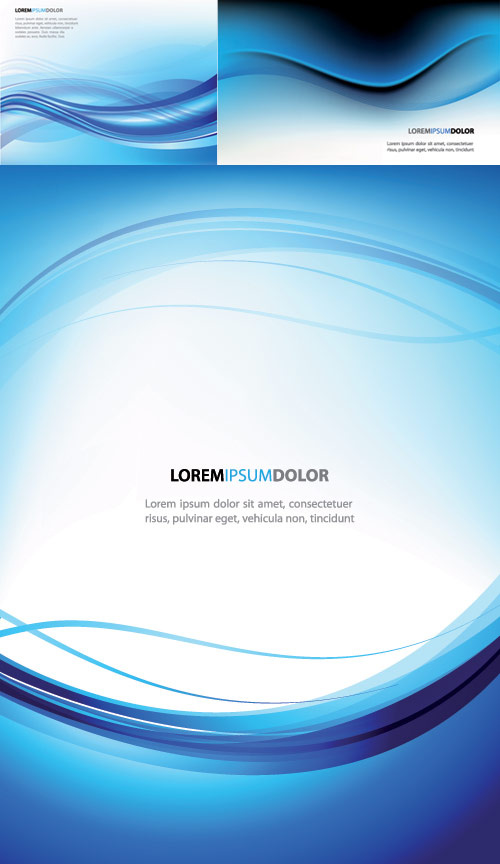 蓝色线条背景,背景元素