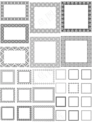 古典边框花纹