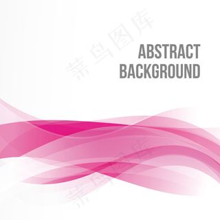 玫红曲线波浪背景