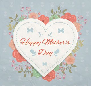 母亲节爱心贺卡