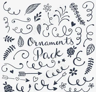 叶子与花朵花纹