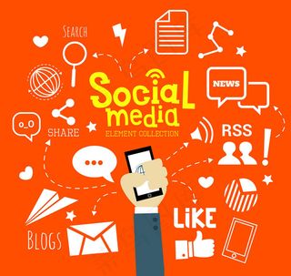 创意社交媒体元素