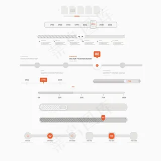 网页UI图标元素,免抠元素