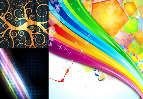 炫彩图案背景