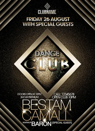 舞会俱乐部海报