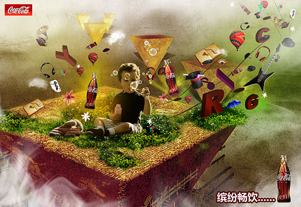 可口可乐创意广告