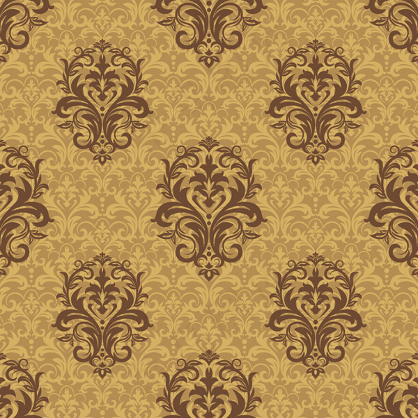 高档花纹无缝背景