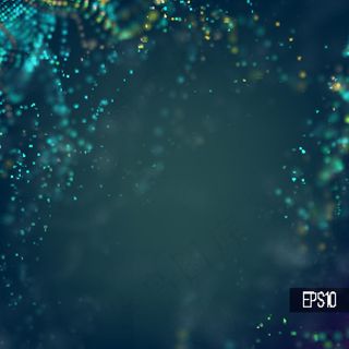 唯美发光粒子背景