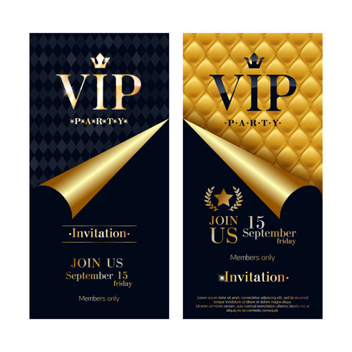 VIP邀请函eps,ai矢量模版下载