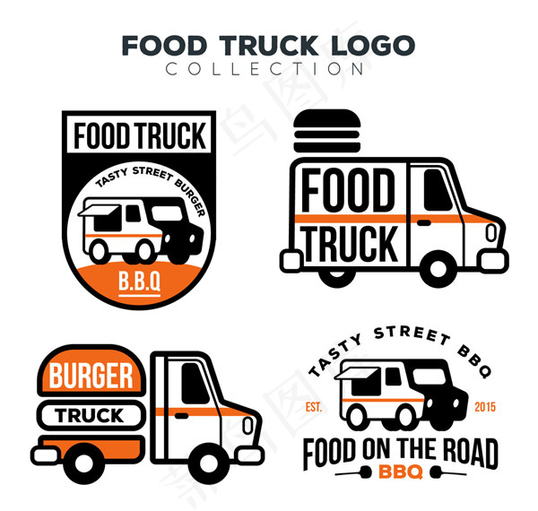 创意快餐车标志