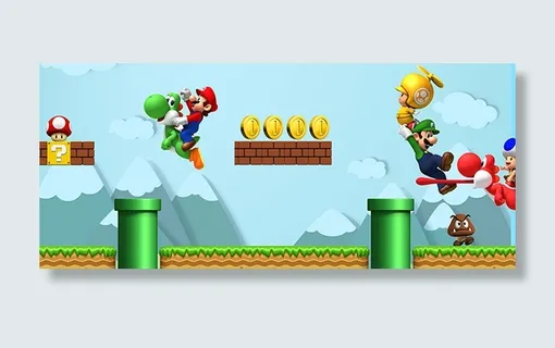 动感超级玛丽彩绘 动感超级玛丽彩绘